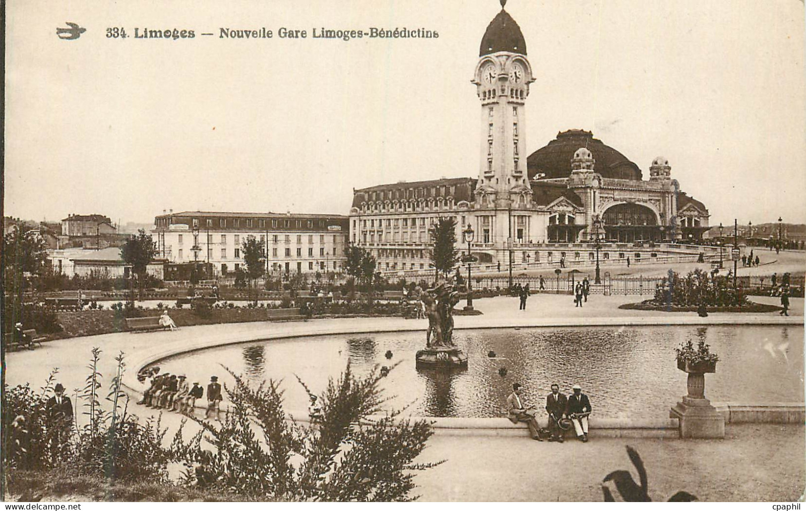 CPA Limoges Nouvelle Gare Limoges Benedictine