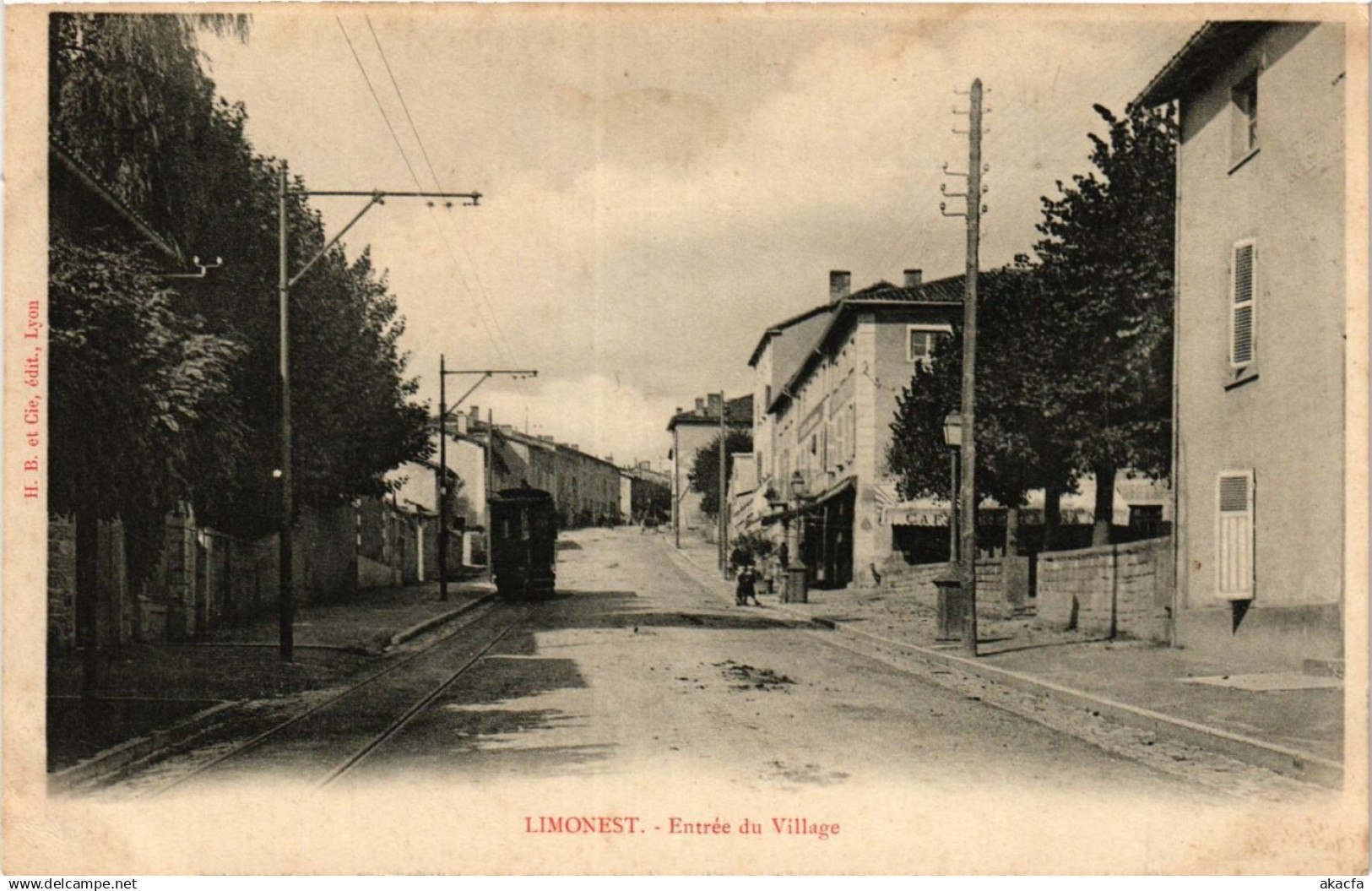 CPA LIMONEST - Entrée du Village (368134)