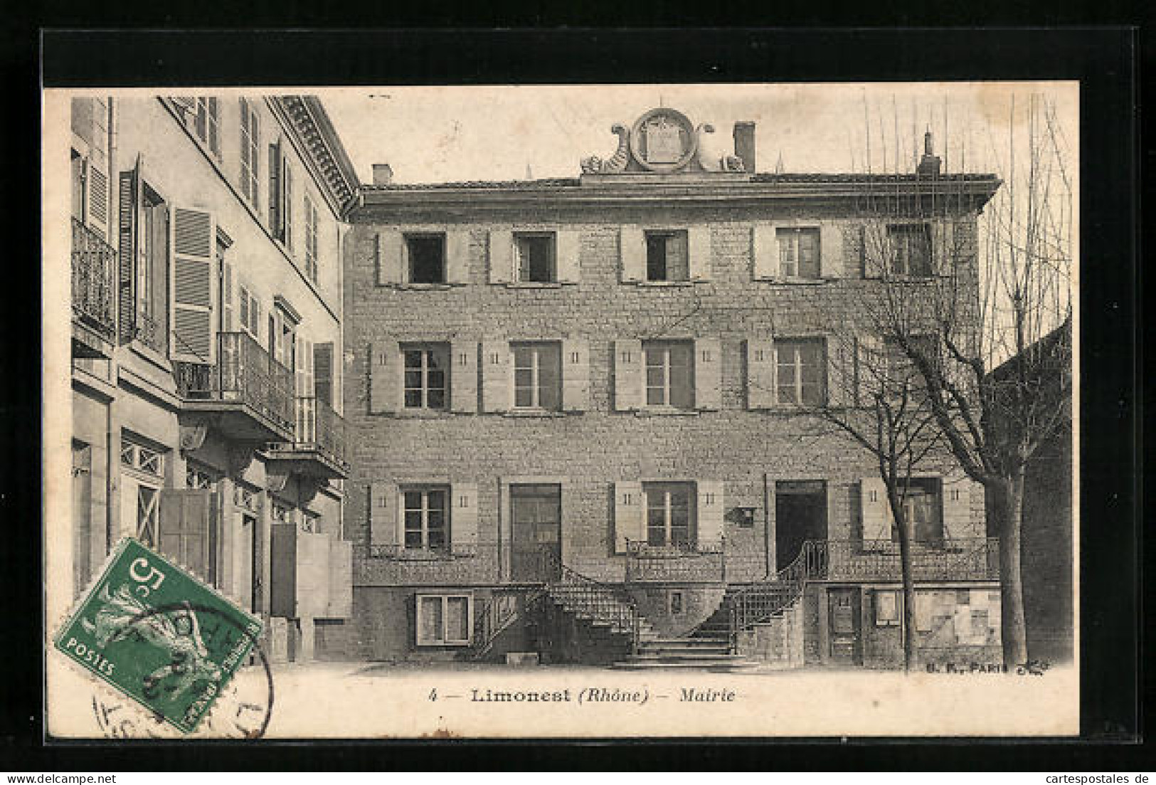 CPA Limonest, Mairie