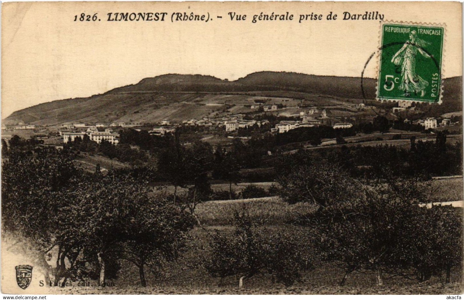 CPA LIMONEST Vue générale prise de DARDILLY (461940)