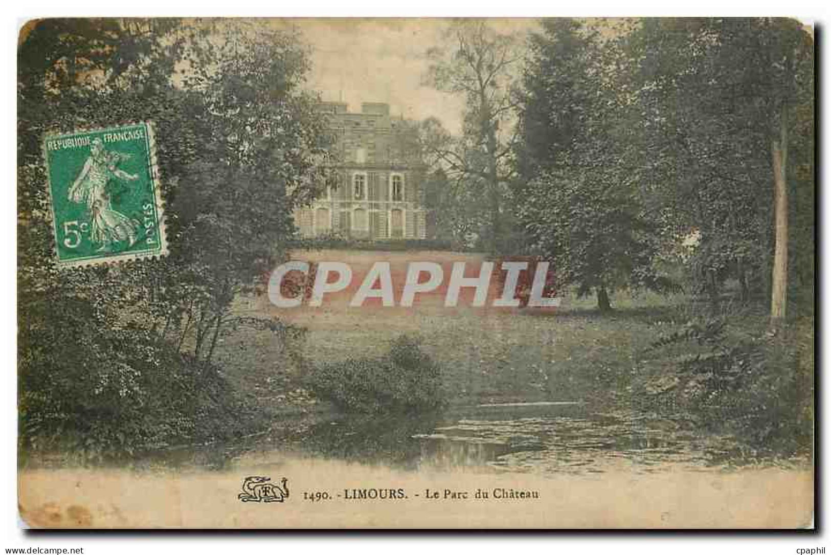 CPA Limours Le Parc du chateau