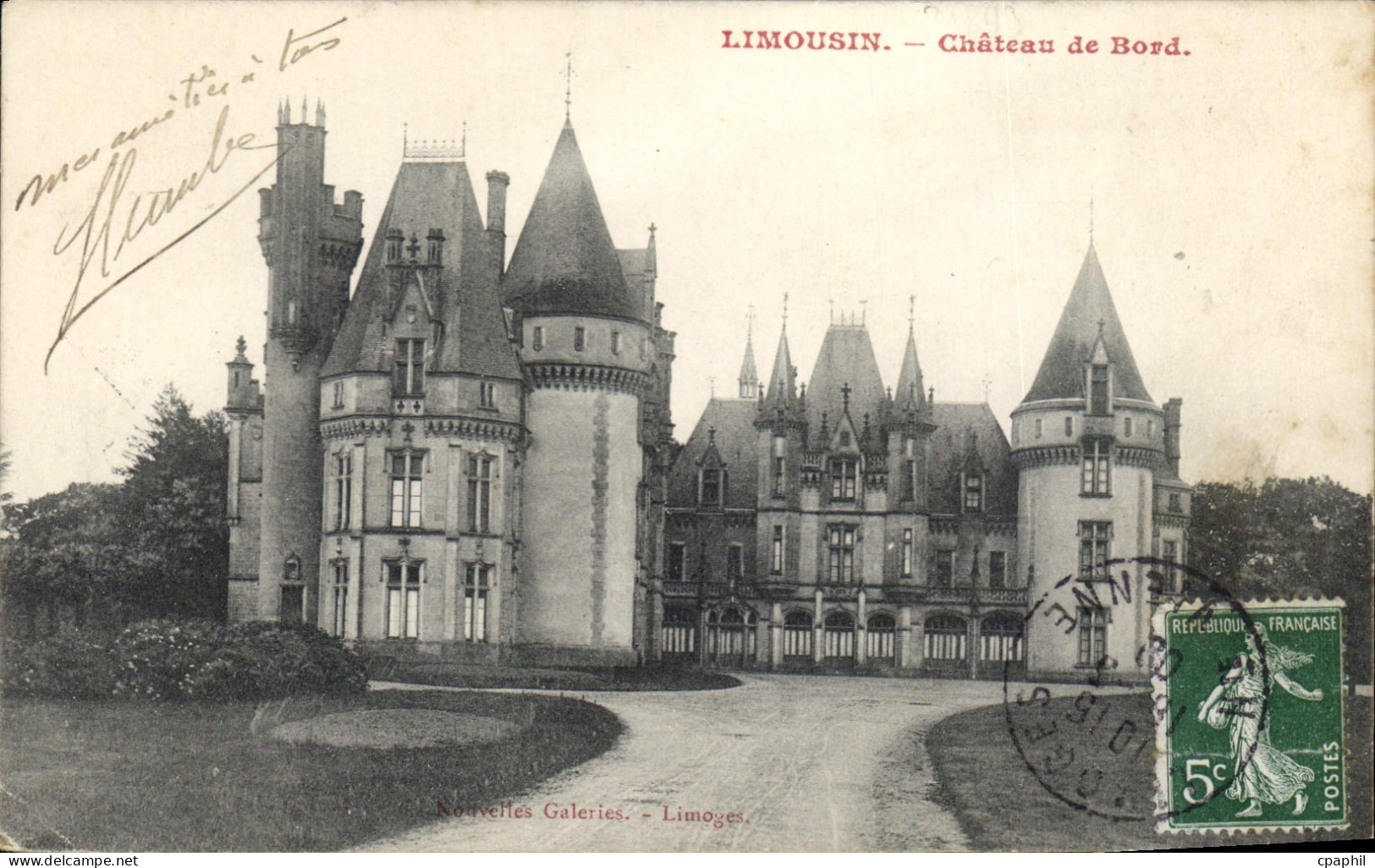 CPA Limousin Chateau de Bord