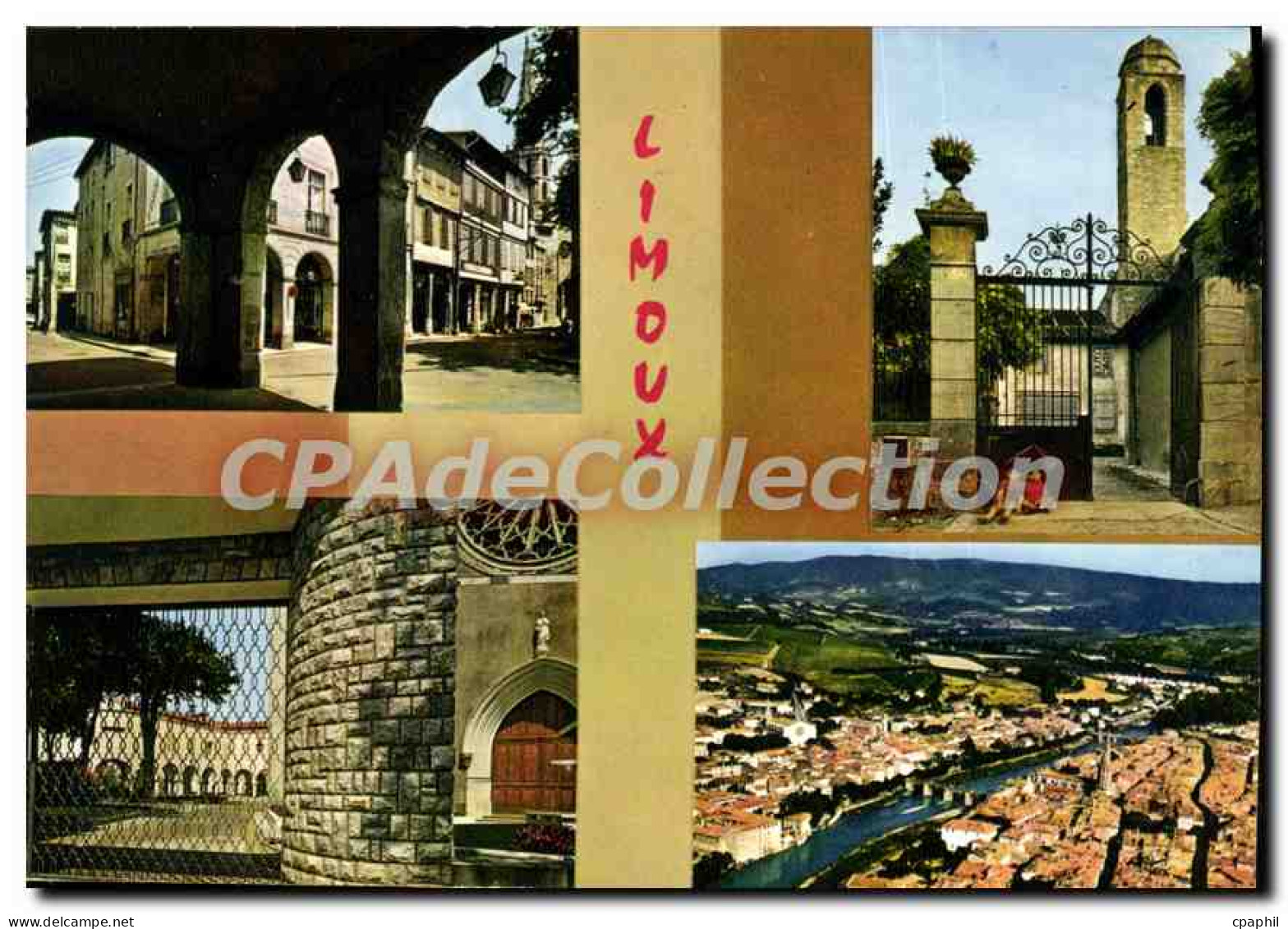CPA Limoux Aude Les arcades La tour des Cordeliers