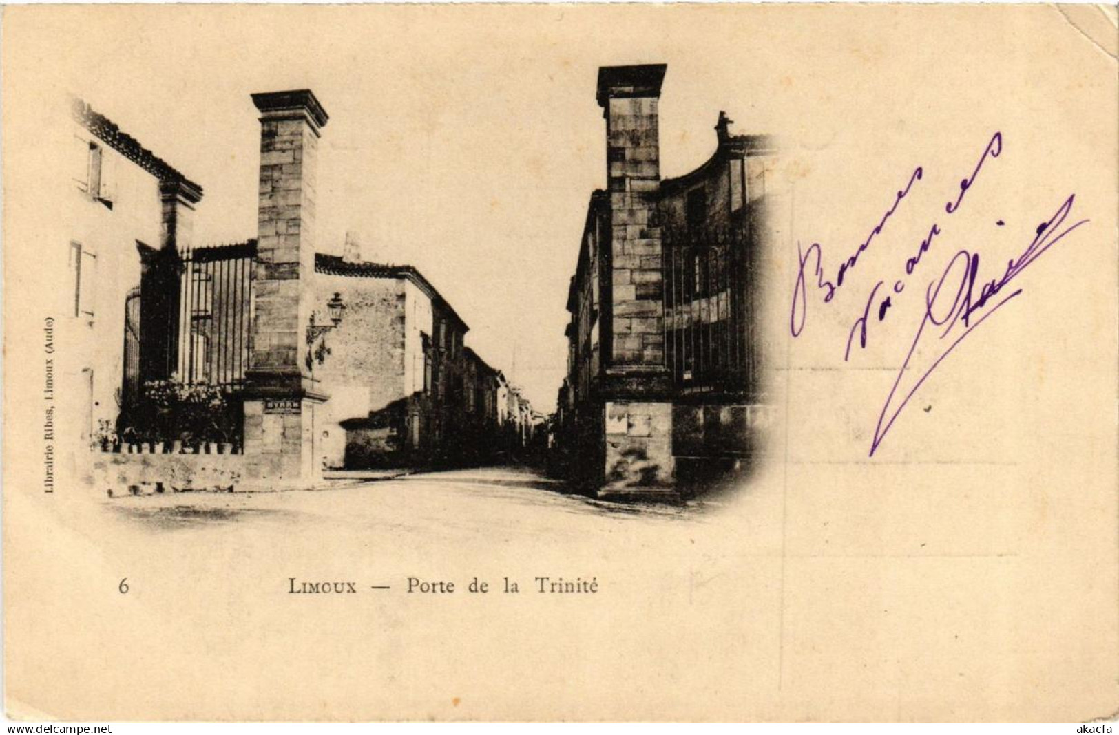 CPA LIMOUX Porte de la Trinite (618215)