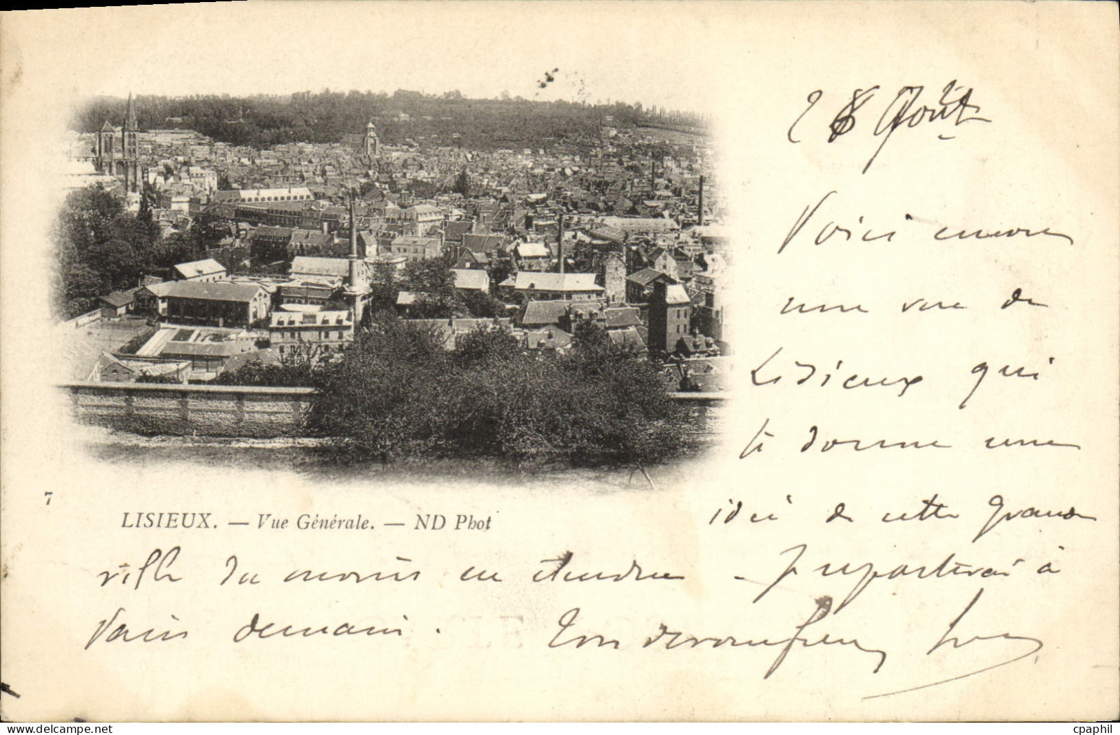 CPA Lisieux Vue generale