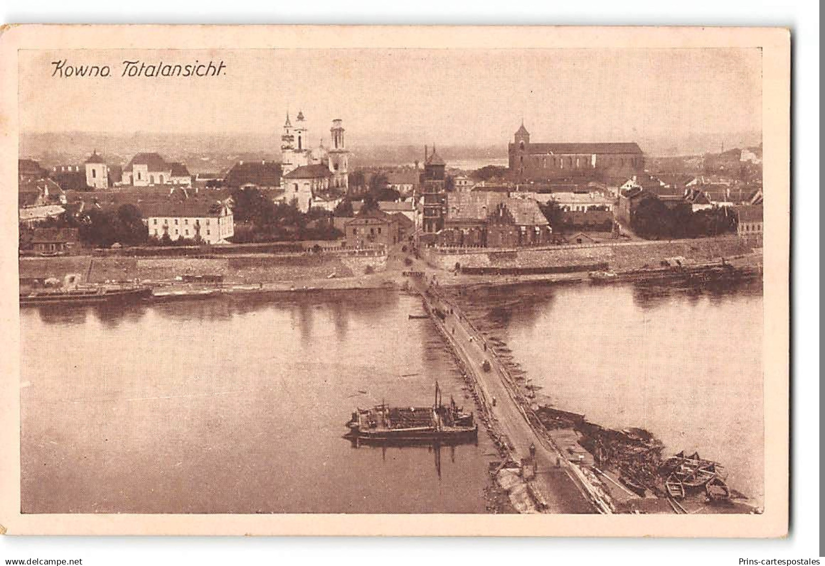 CPA Lituanie Kowno Kaunas Totalansicht