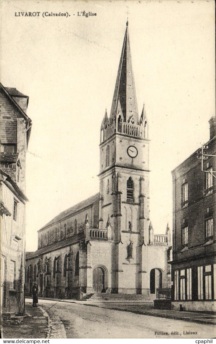 CPA Livarot L Eglise