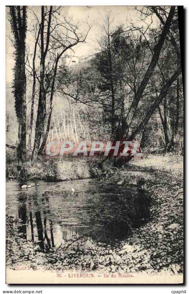 CPA Liverdun Ile du Moulin