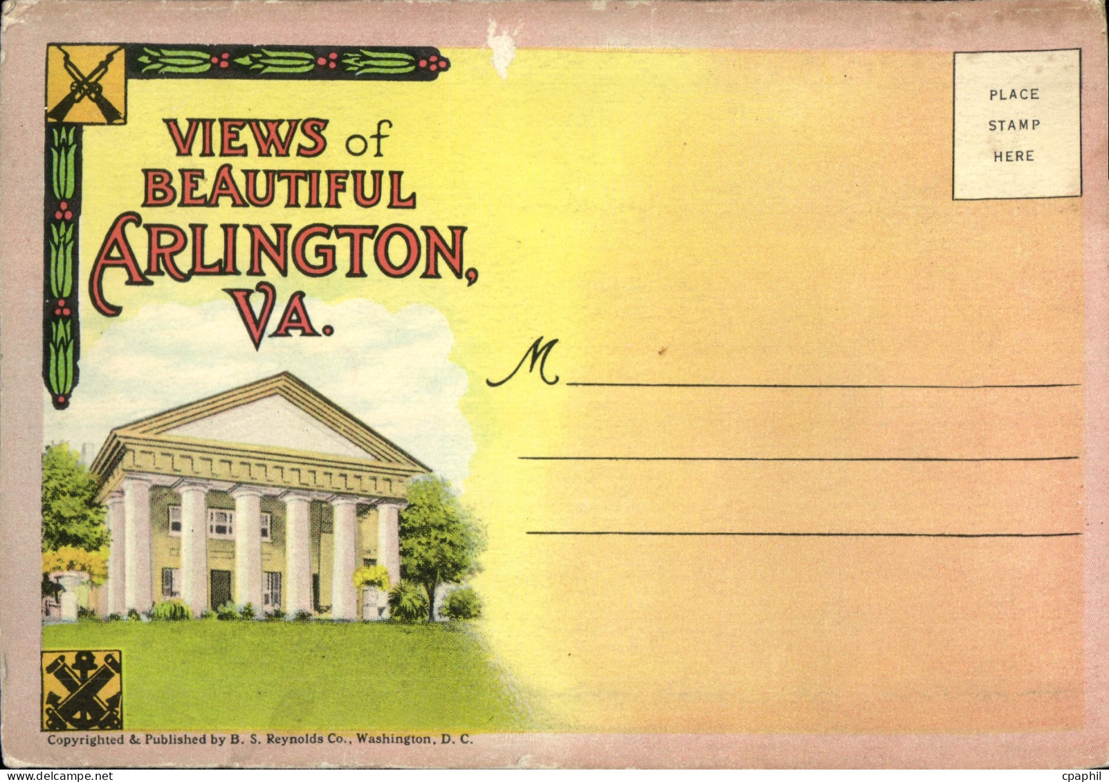 CPA Livret pour CPA Views Of Beautiful Arlington Va