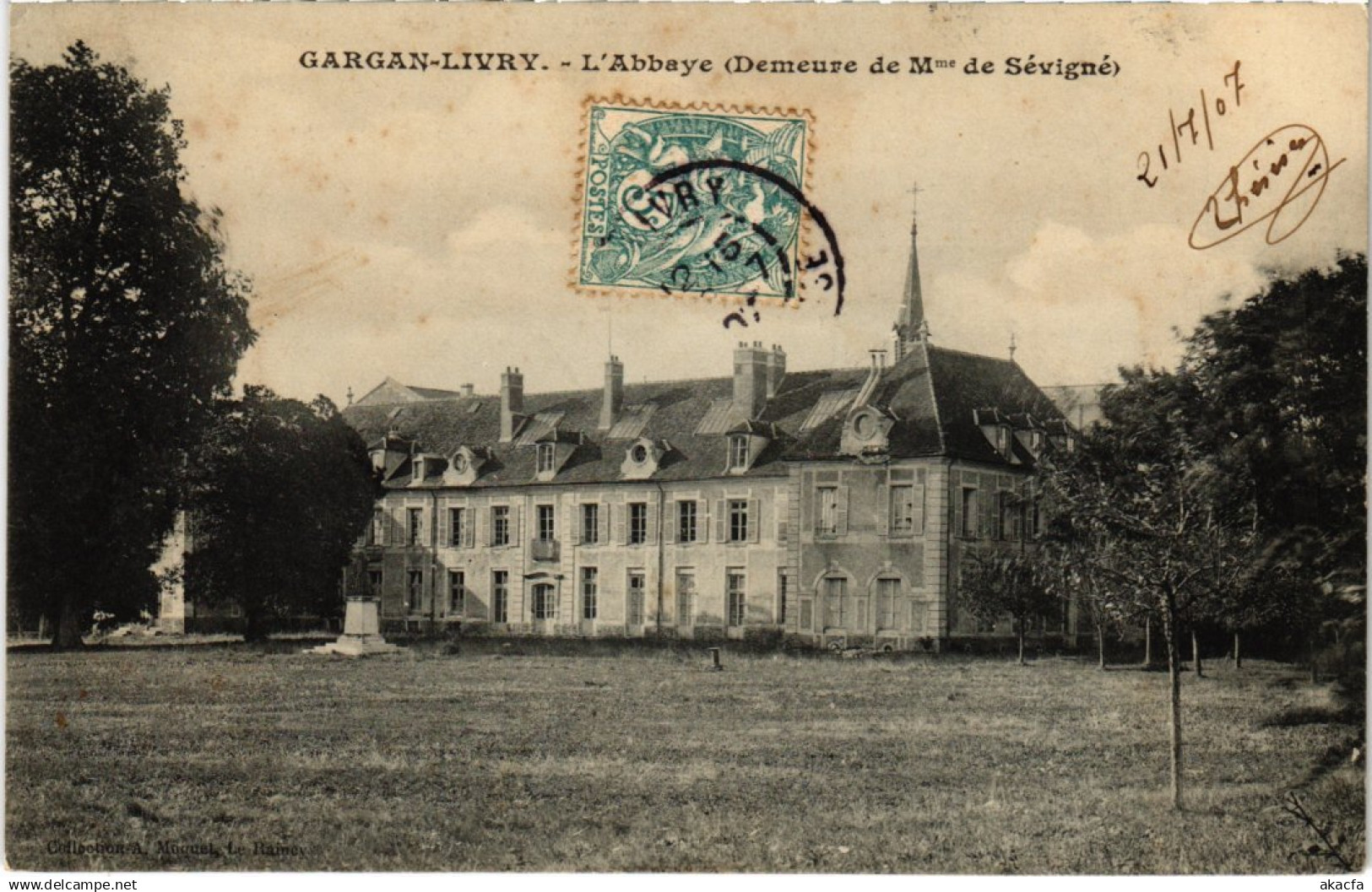 CPA Livry Gargan Abbaye (1360370)