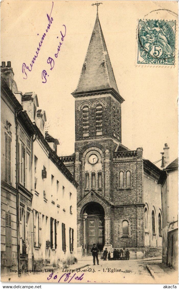 CPA Livry Gargan Eglise (1360313)