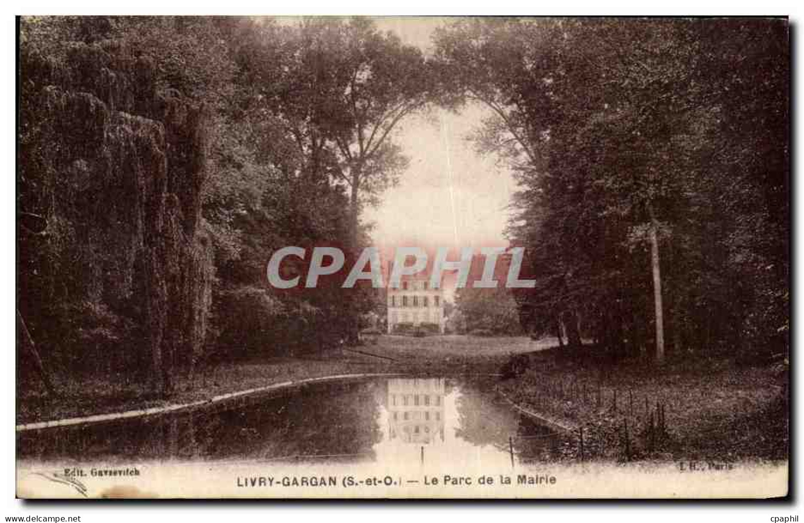 CPA Livry Gargan Le Parc de La Mairle