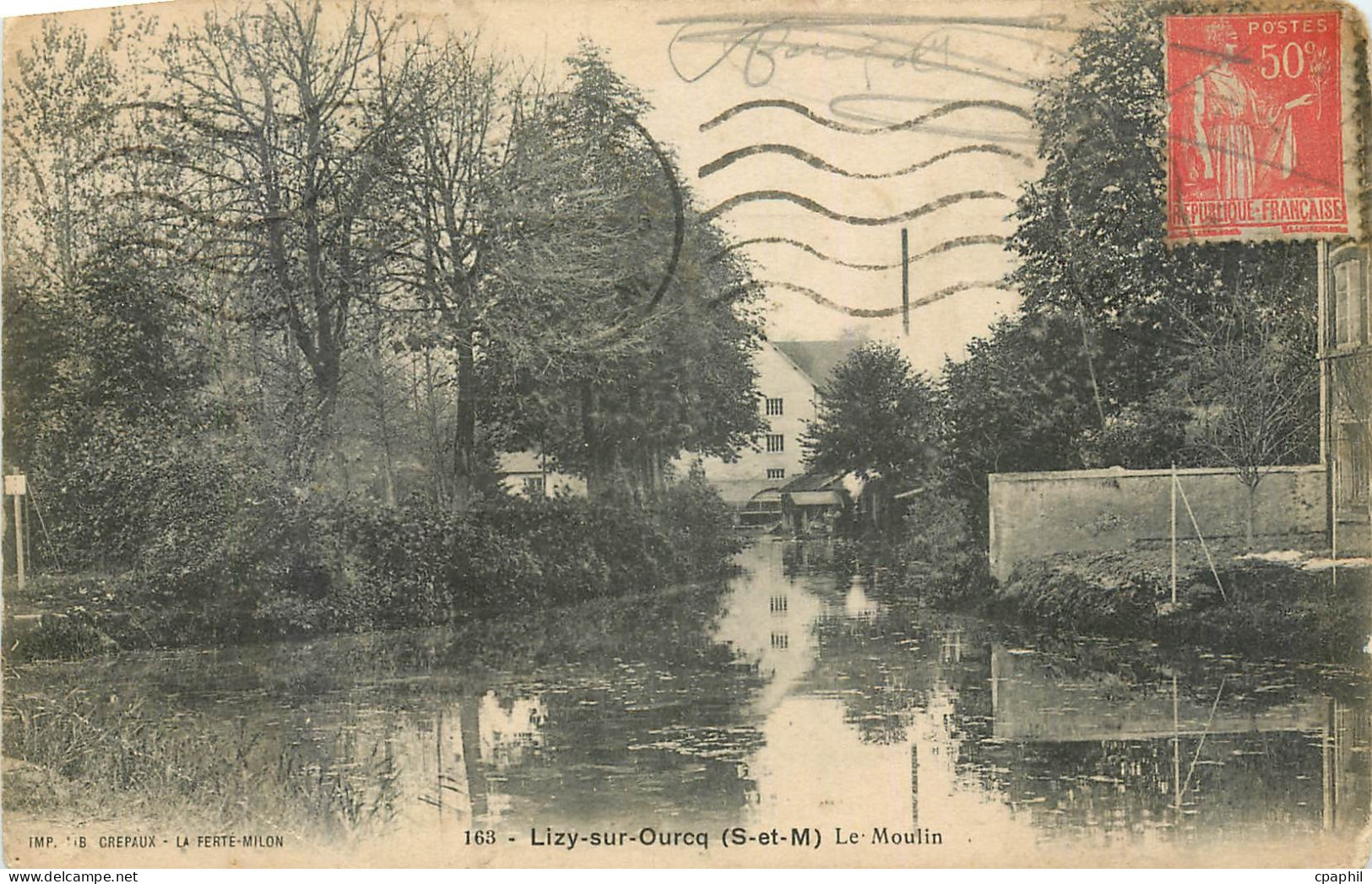 CPA Lizy sur Ourcq S et M Le Moulin