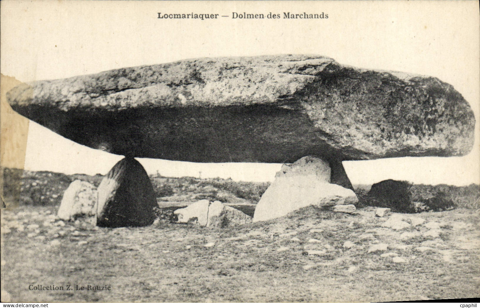 CPA Locmariaquer Doimen des Marchands