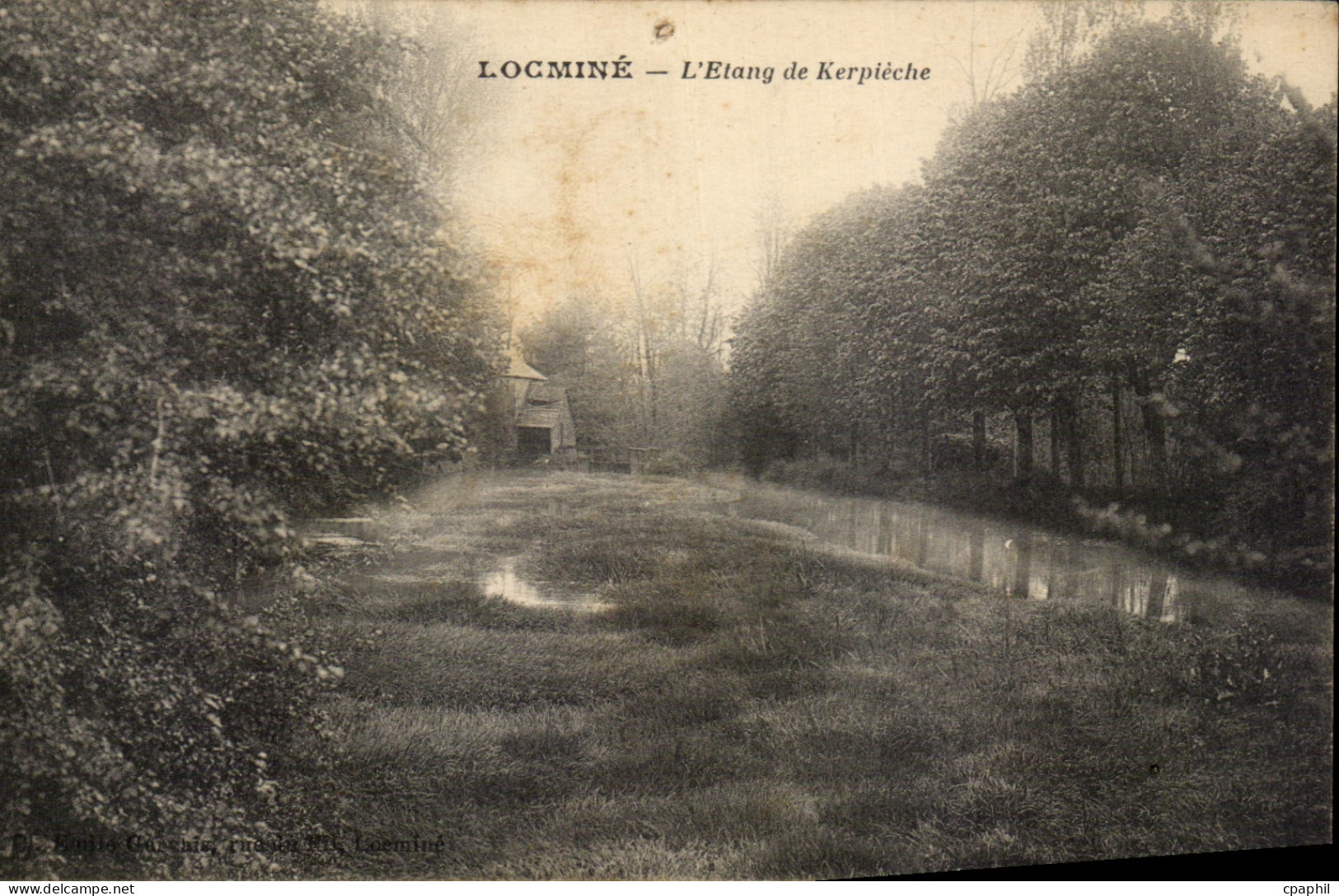 CPA Locmine L'Etang de Kerpieche