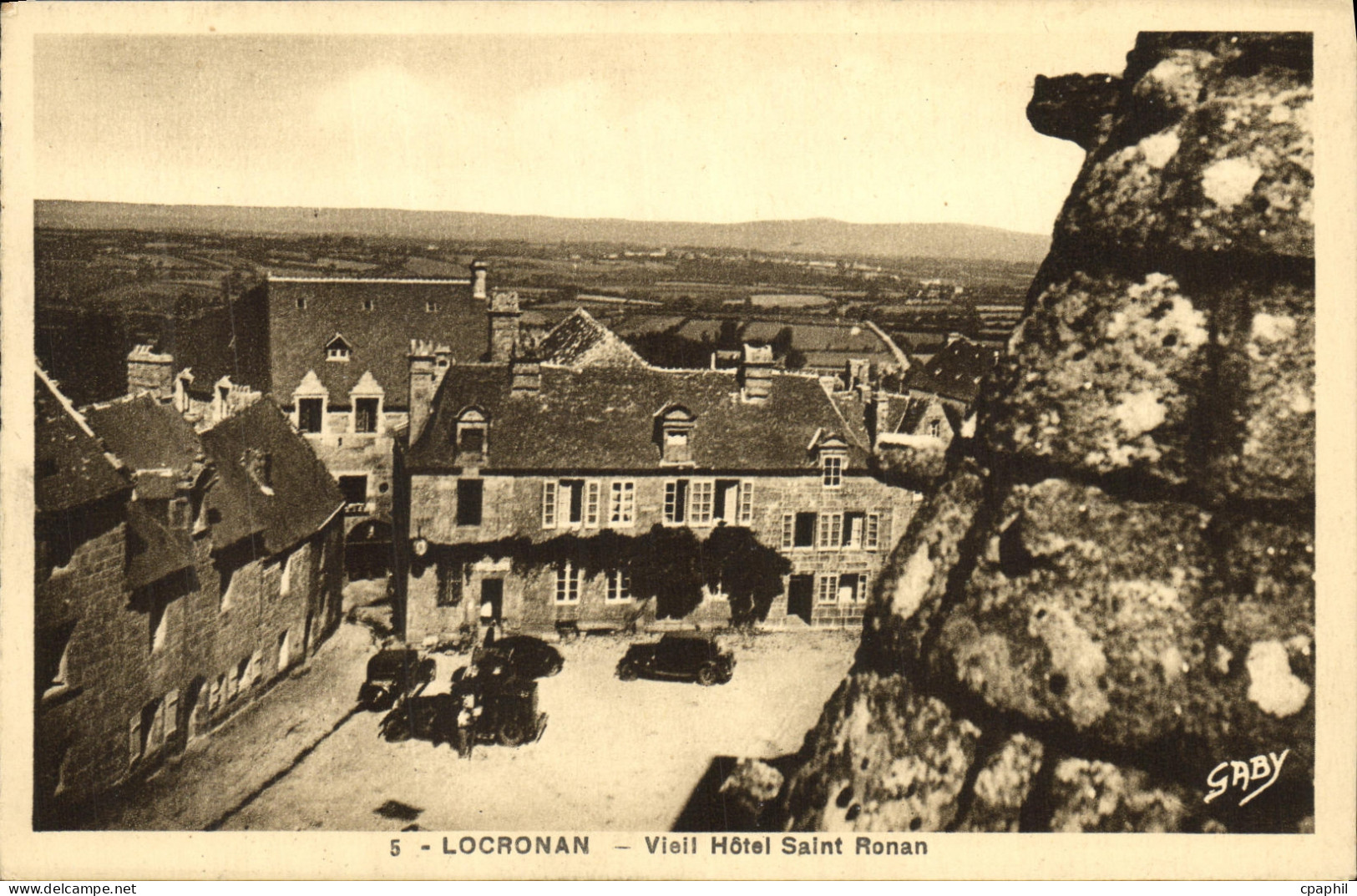 CPA Locronan Vieil Hotel Saint Ronan