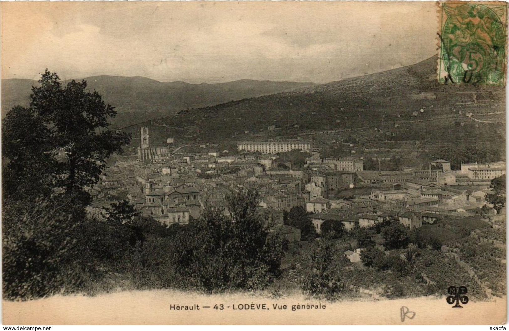 CPA LODEVE Vue générale (686658)
