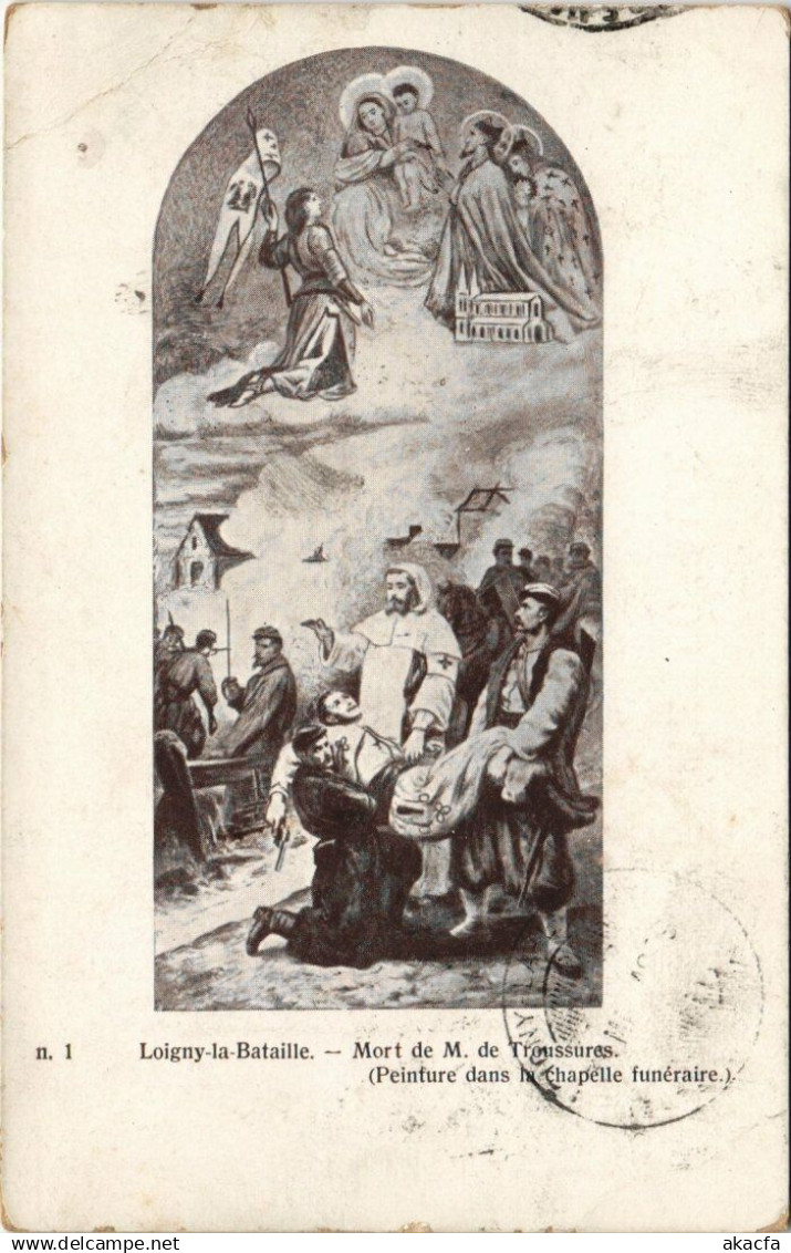 CPA LOIGNY-la-BATAILLE - Mort de M. de Troussures (128774)