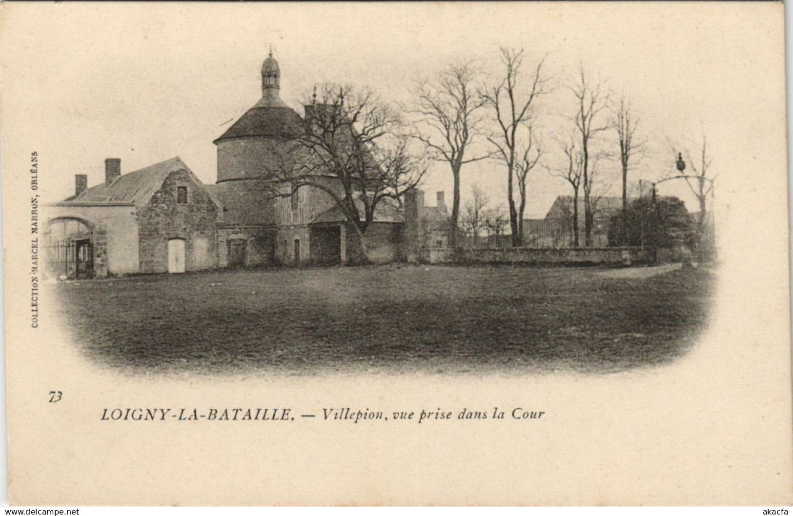 CPA LOIGNY-la-BATAILLE Villepion - Vue prise dans la Cour (1201622)