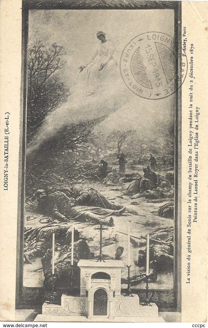 CPA Loigny-la-Bataille Vision du Général de Sonis lors de la bataille en 1870