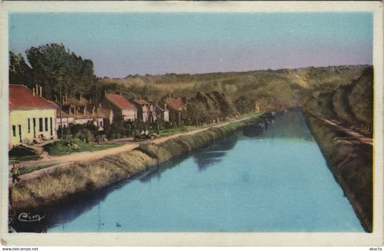 CPA LONGUEIL-ANNEL Avenue des Chantiers - Le Canal (130564)