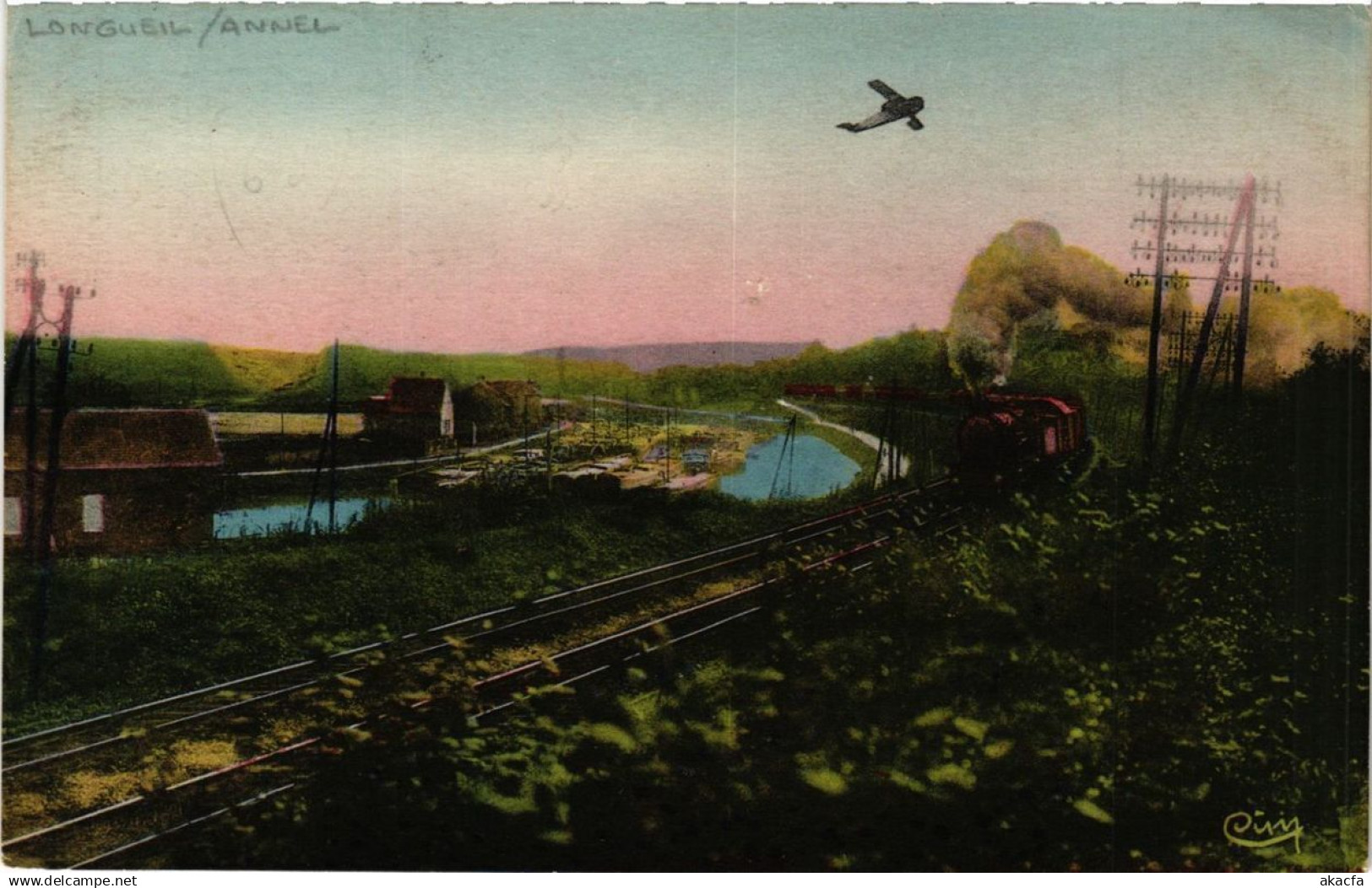 CPA LONGUEIL-ANNEL Les moyens de locomotion (377201)