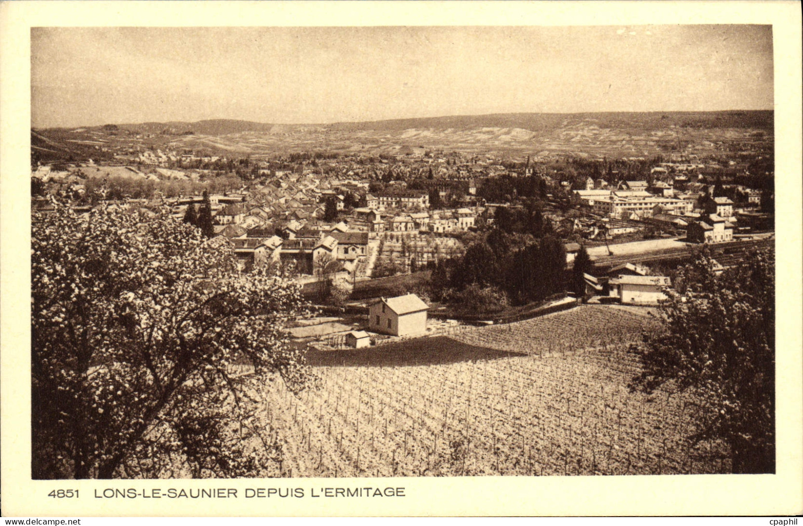 CPA Lons le Saunier Depuis L'Ermitage