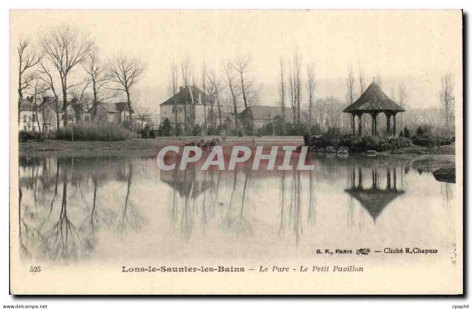 CPA Lons le Saunier Le parc Le petit pavillon