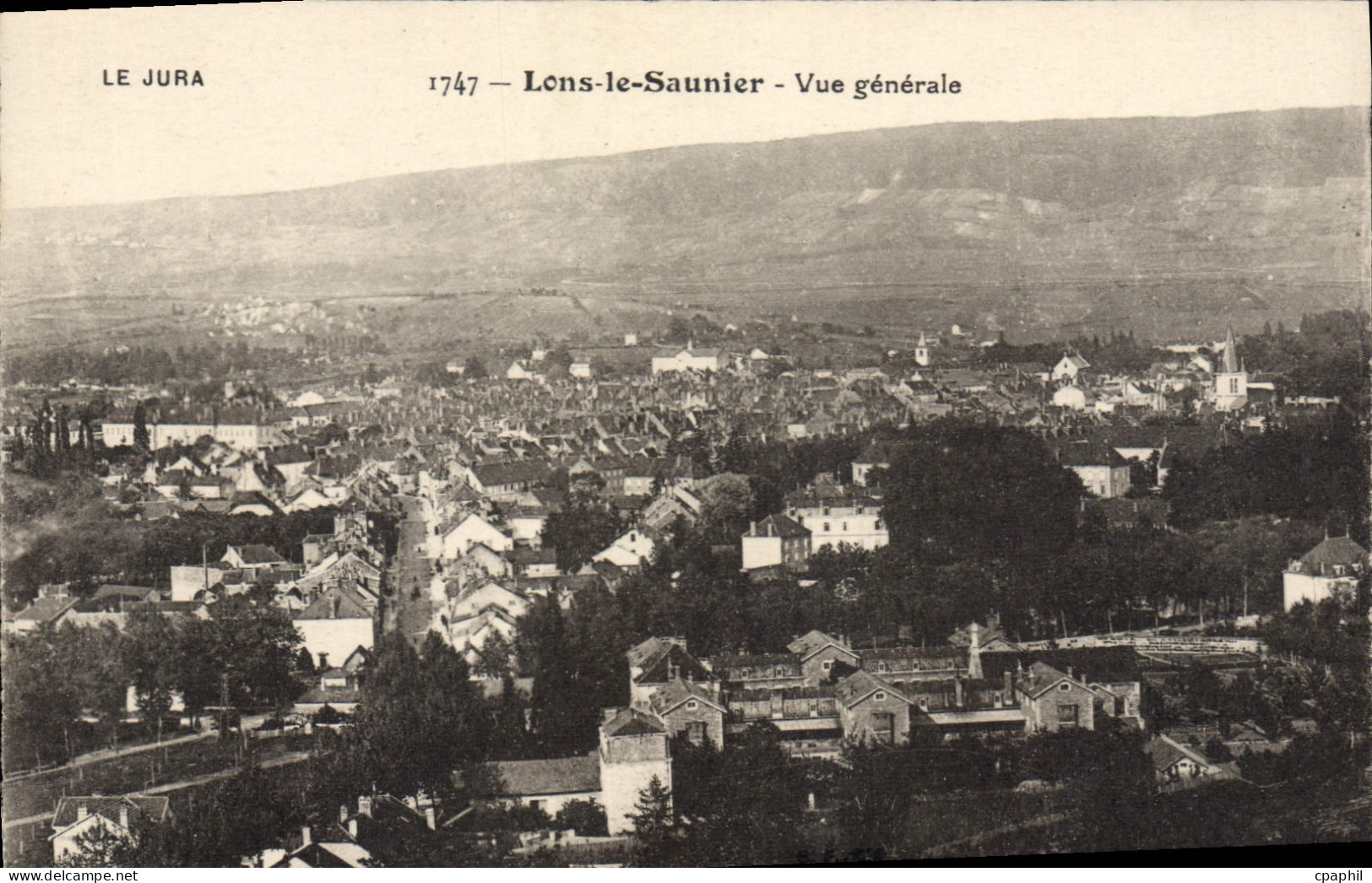 CPA Lons Le Saunier Vue Generale