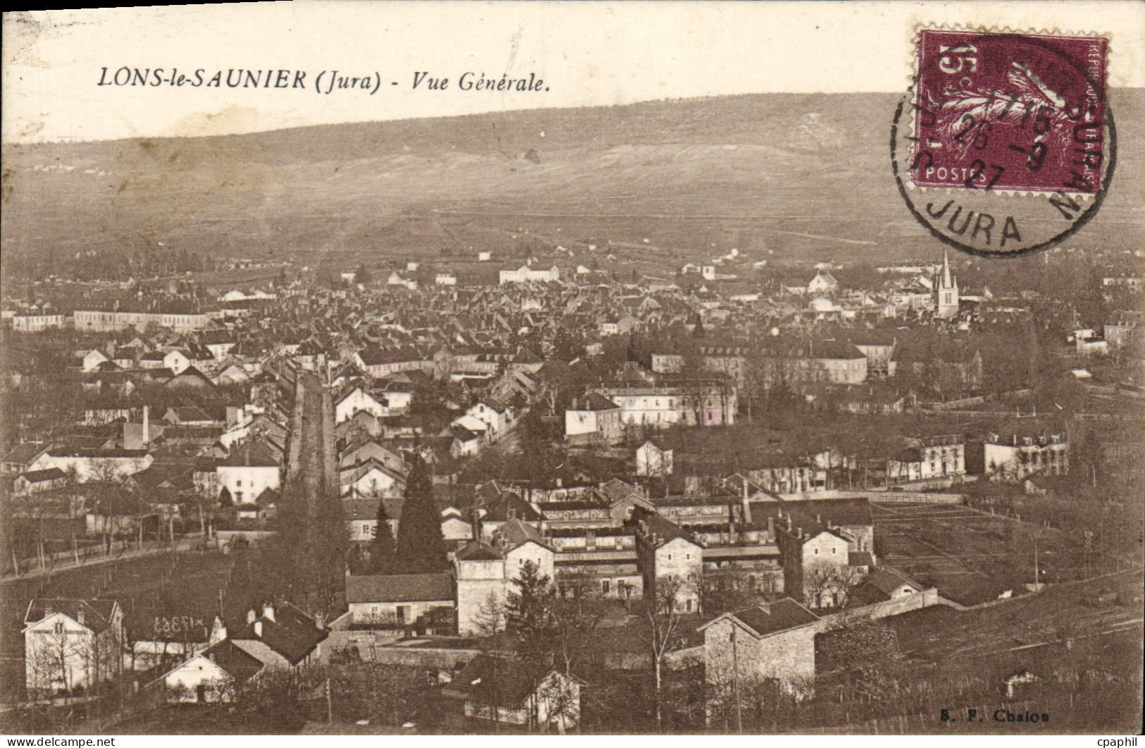 CPA Lons Le Saunier Vue Generale