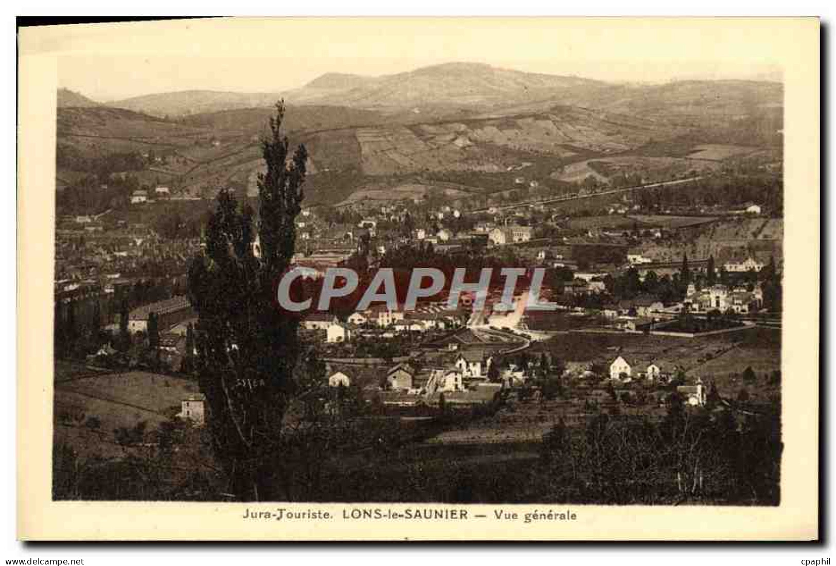 CPA Lons le Saunier Vue generale