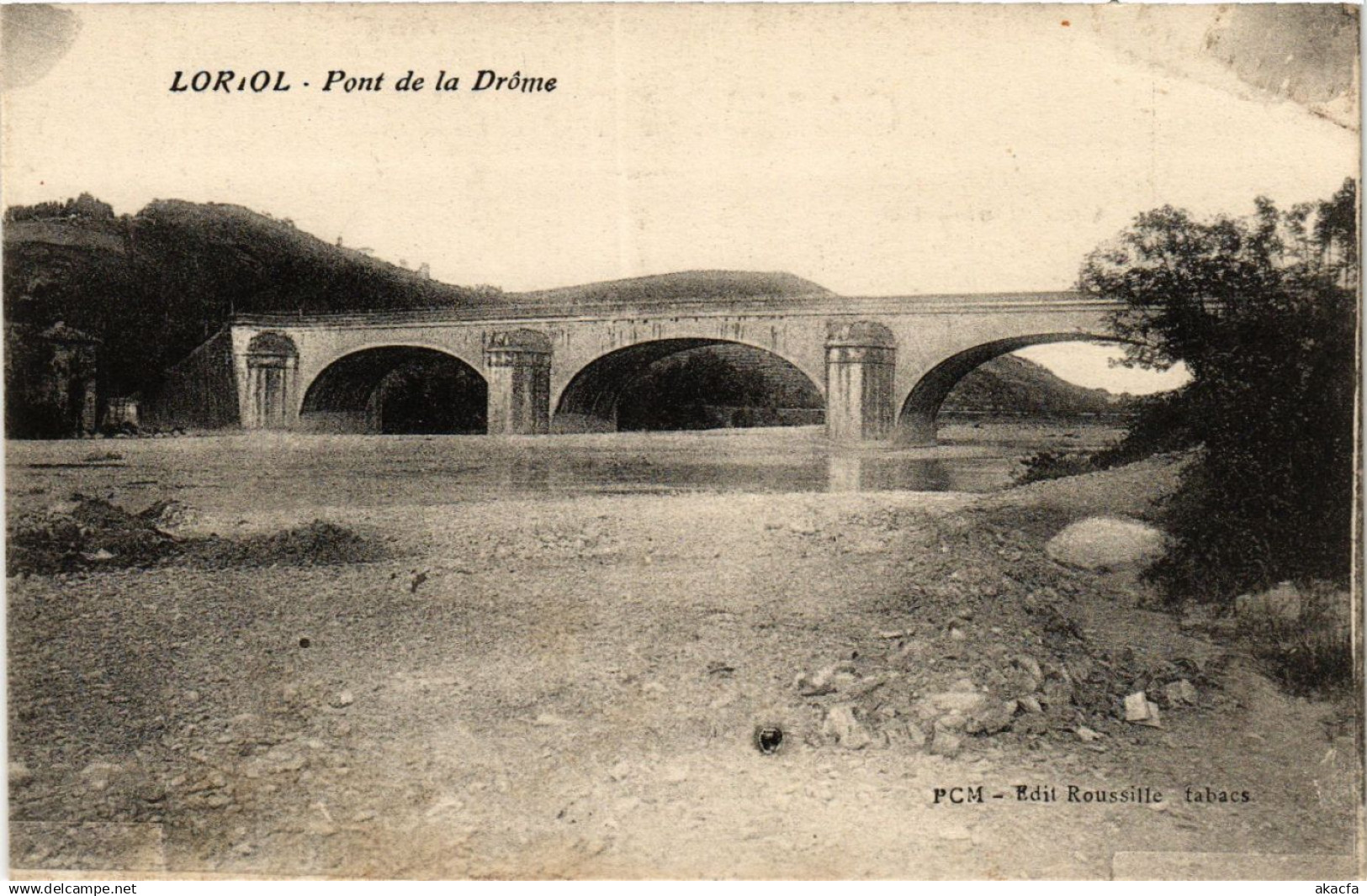 CPA LORIOL - Pont de la Drome (369410)