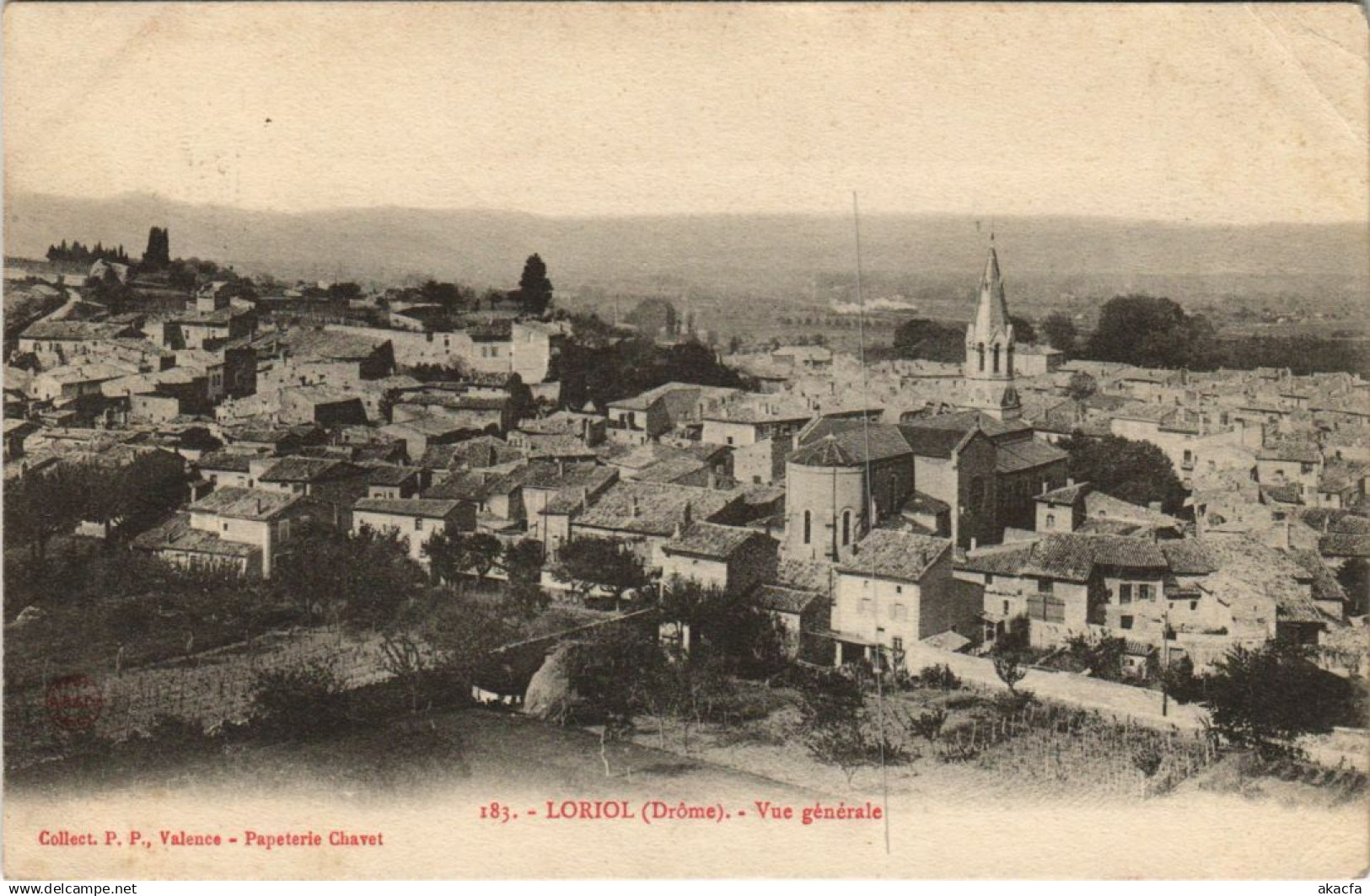 CPA Loriol Vue Generale FRANCE (1101906)