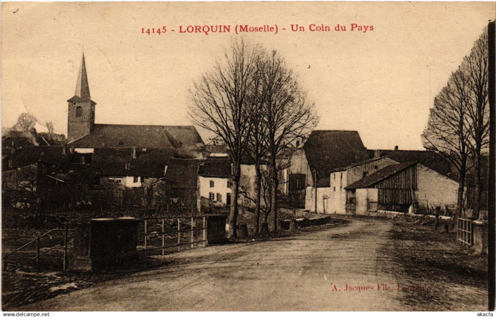 CPA LORQUIN - Un Coin du Pays (255286)