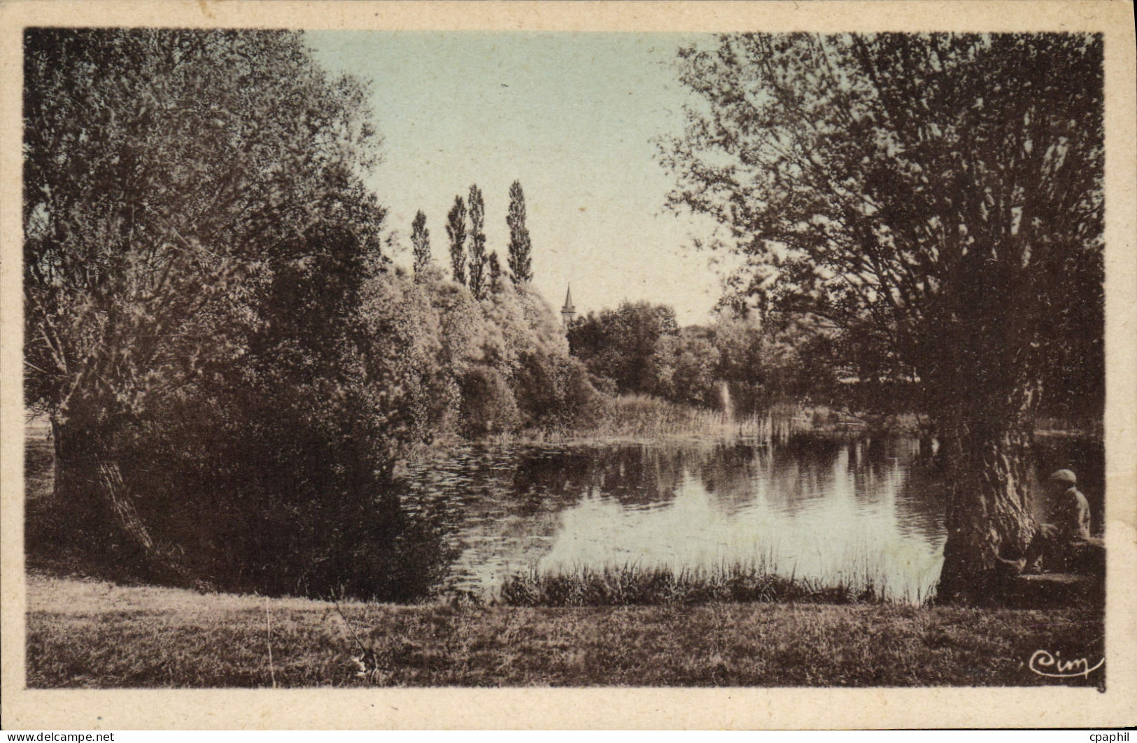 CPA Louhans Joli coin le Bourg Chateau