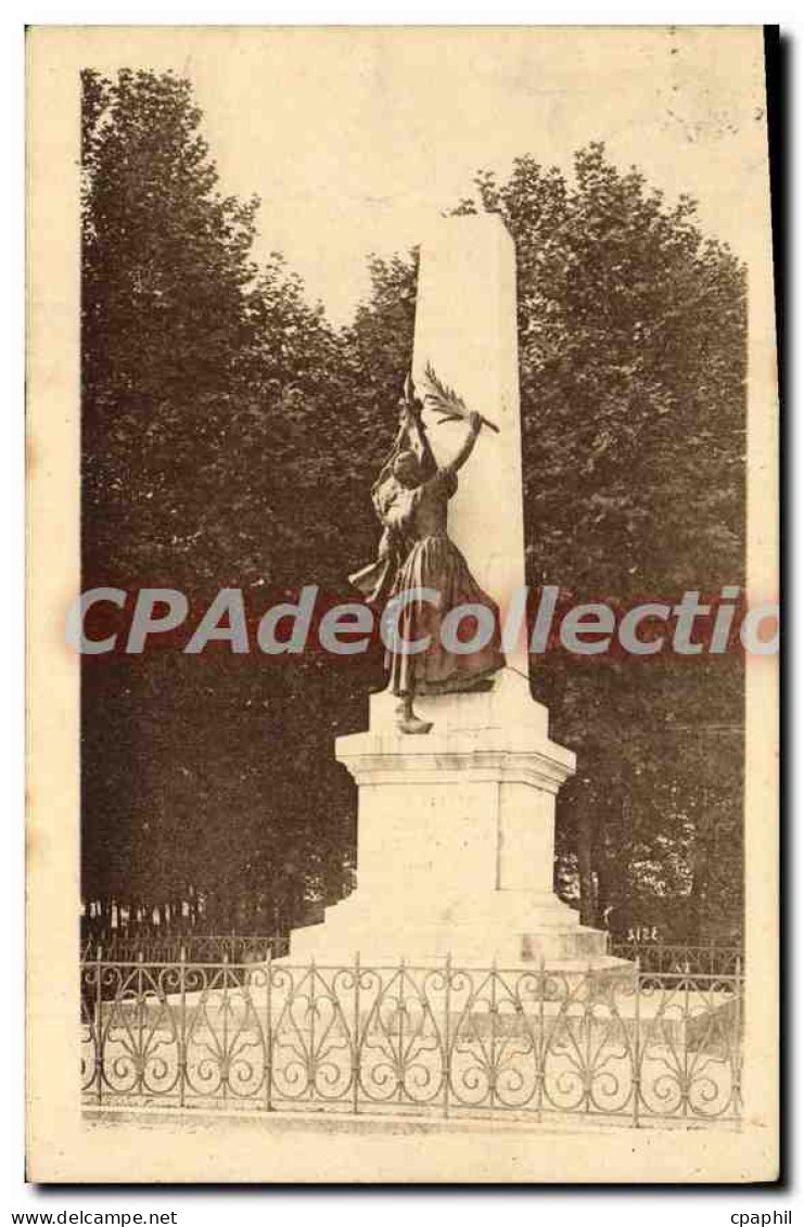 CPA Louhans Monument des Combattants 1870 1871