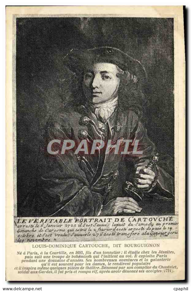 CPA Louis Dominique Cartouche Dit Bourguignon