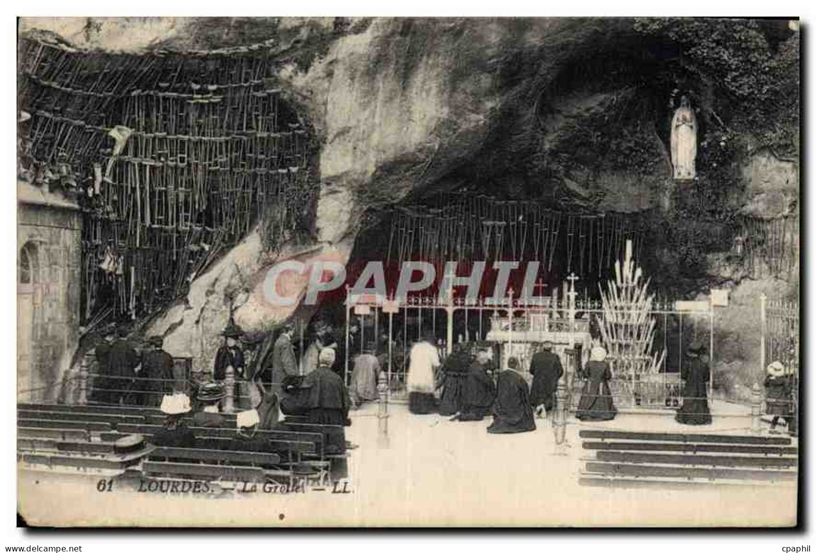 CPA Lourdes La Grotte