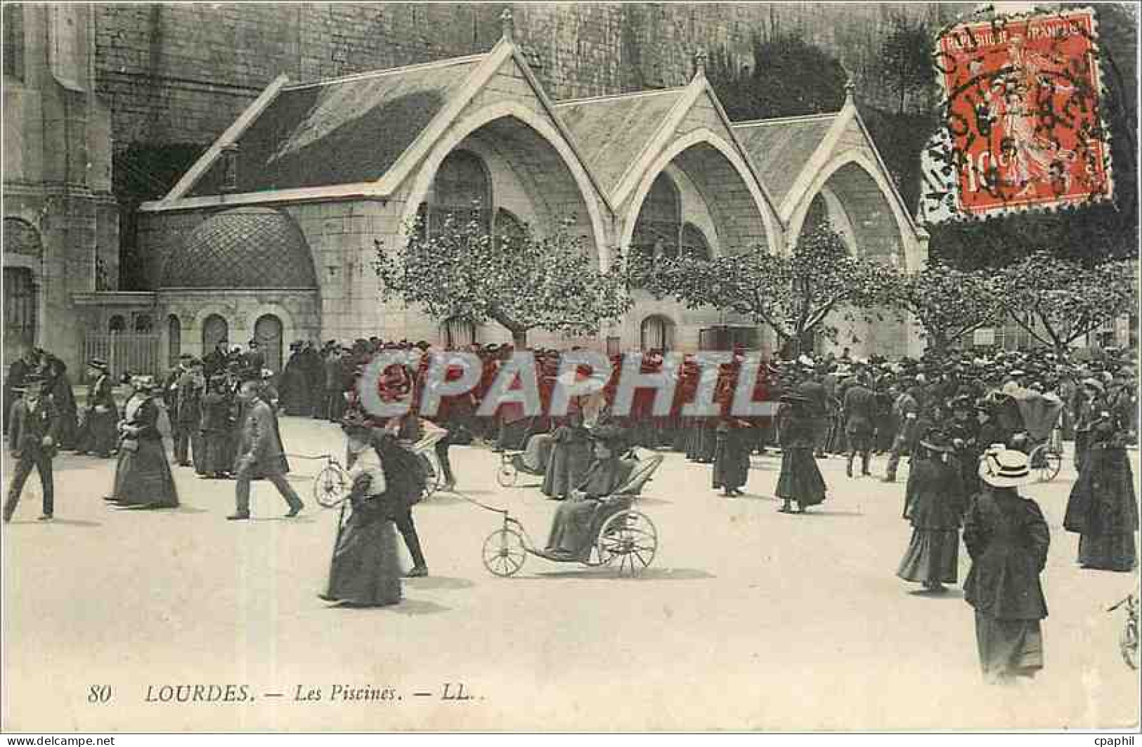 CPA Lourdes Les Piscines