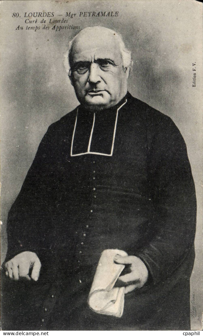 CPA Lourdes Mgr Peyramale Cure de Lourdes Au temps des apparitions