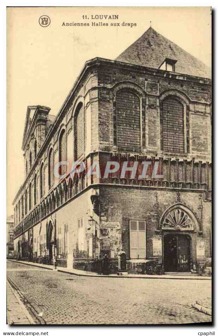 CPA Louvain Anciennes Halles Aux Draps