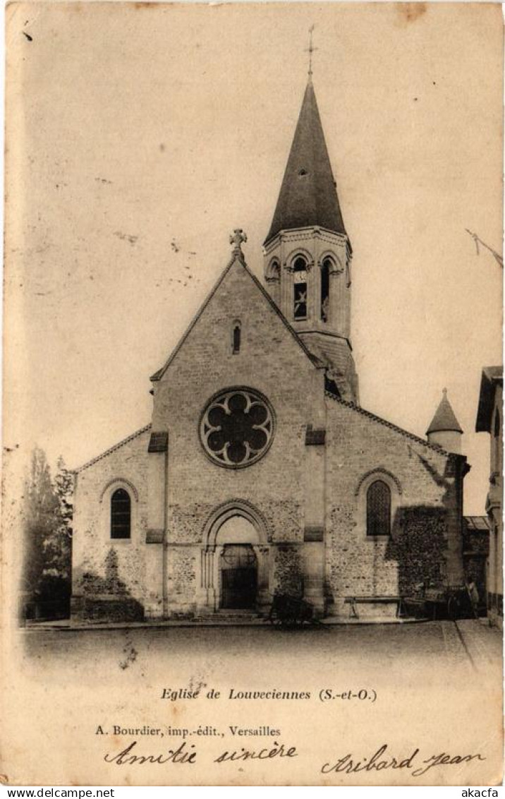 CPA LOUVECIENNES Église (617772)