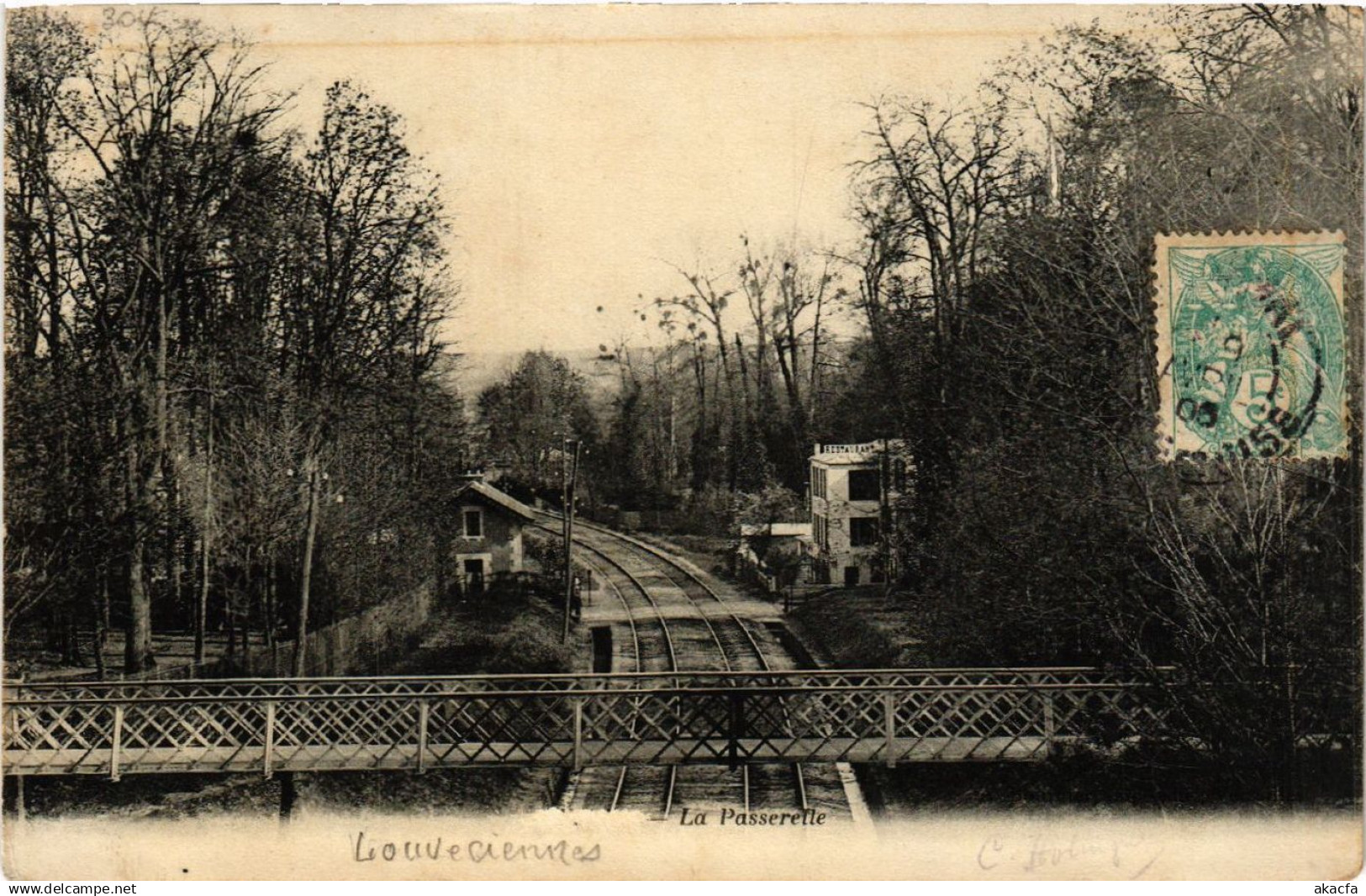 CPA LOUVECIENNES - La Passerelle (453075)