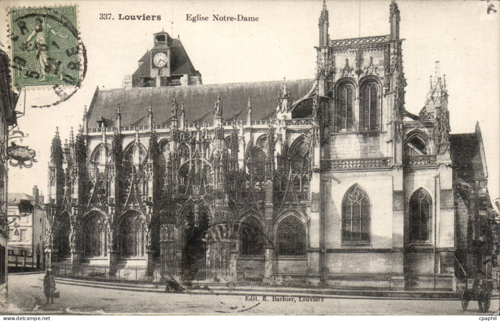 CPA Louviers Eglise Notre Dame