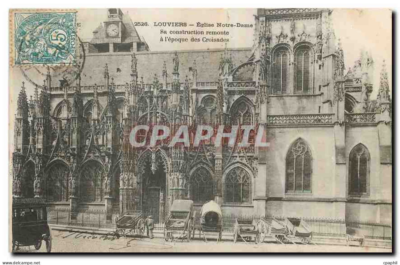 CPA Louviers Eglise Notre Dame