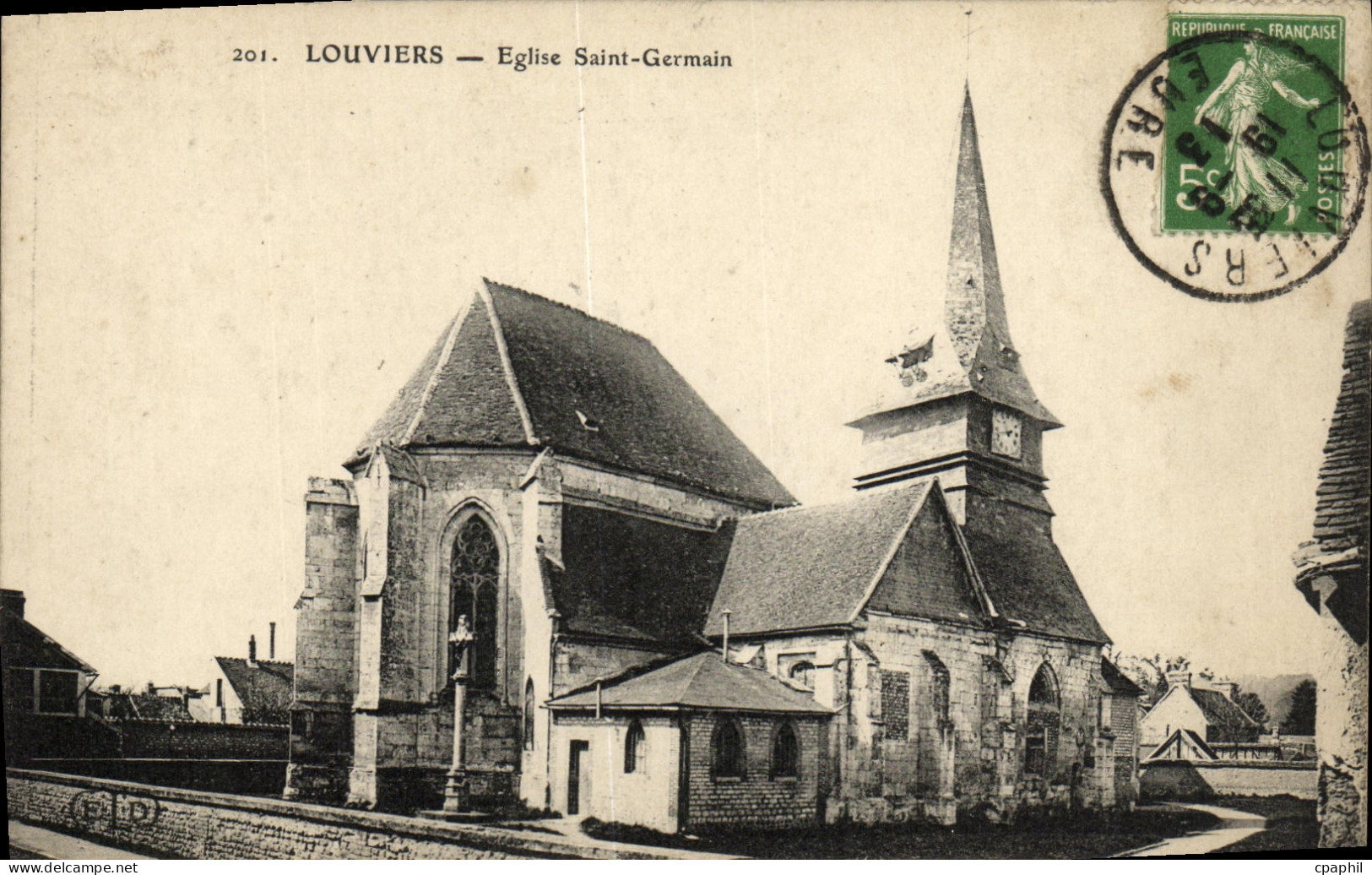 CPA Louviers Eglise Saint Germain