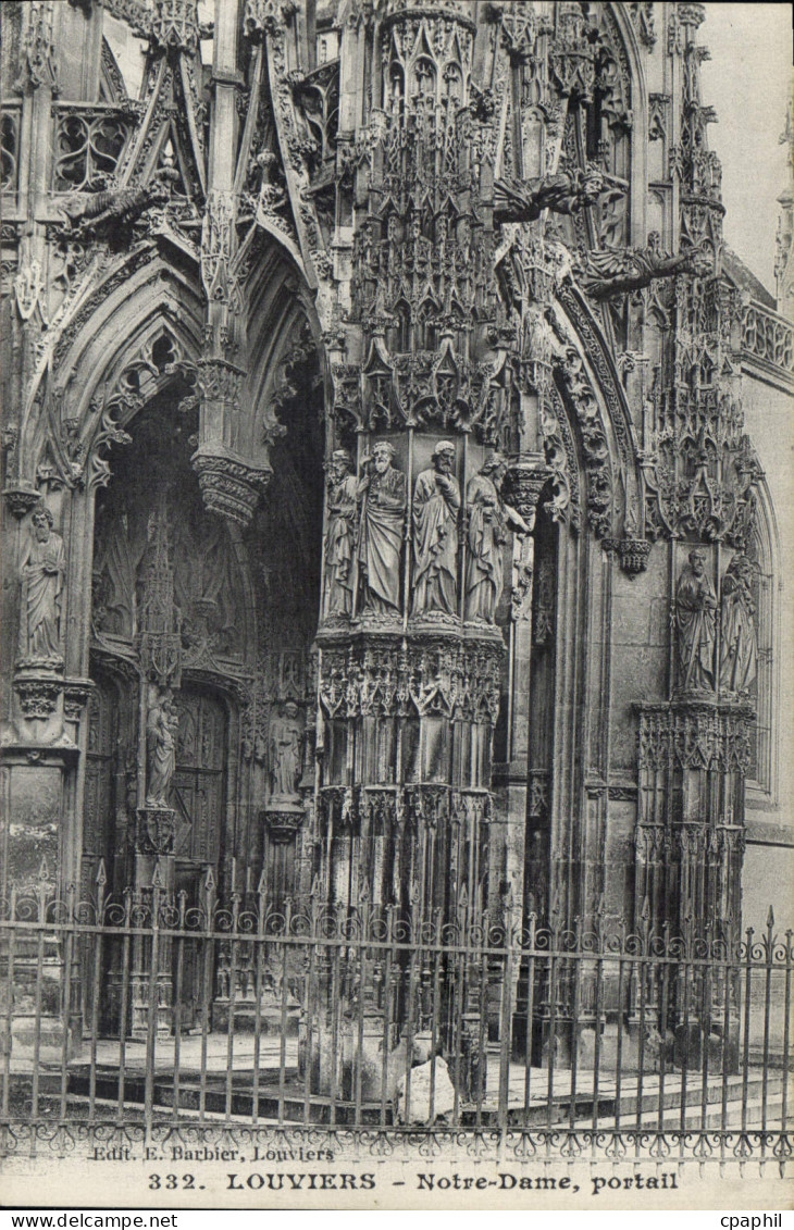 CPA Louviers Notre Dame portail