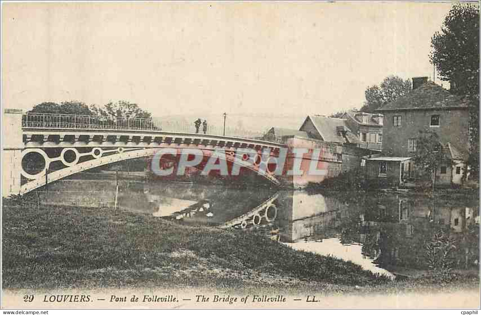 CPA Louviers Pont de Folleville
