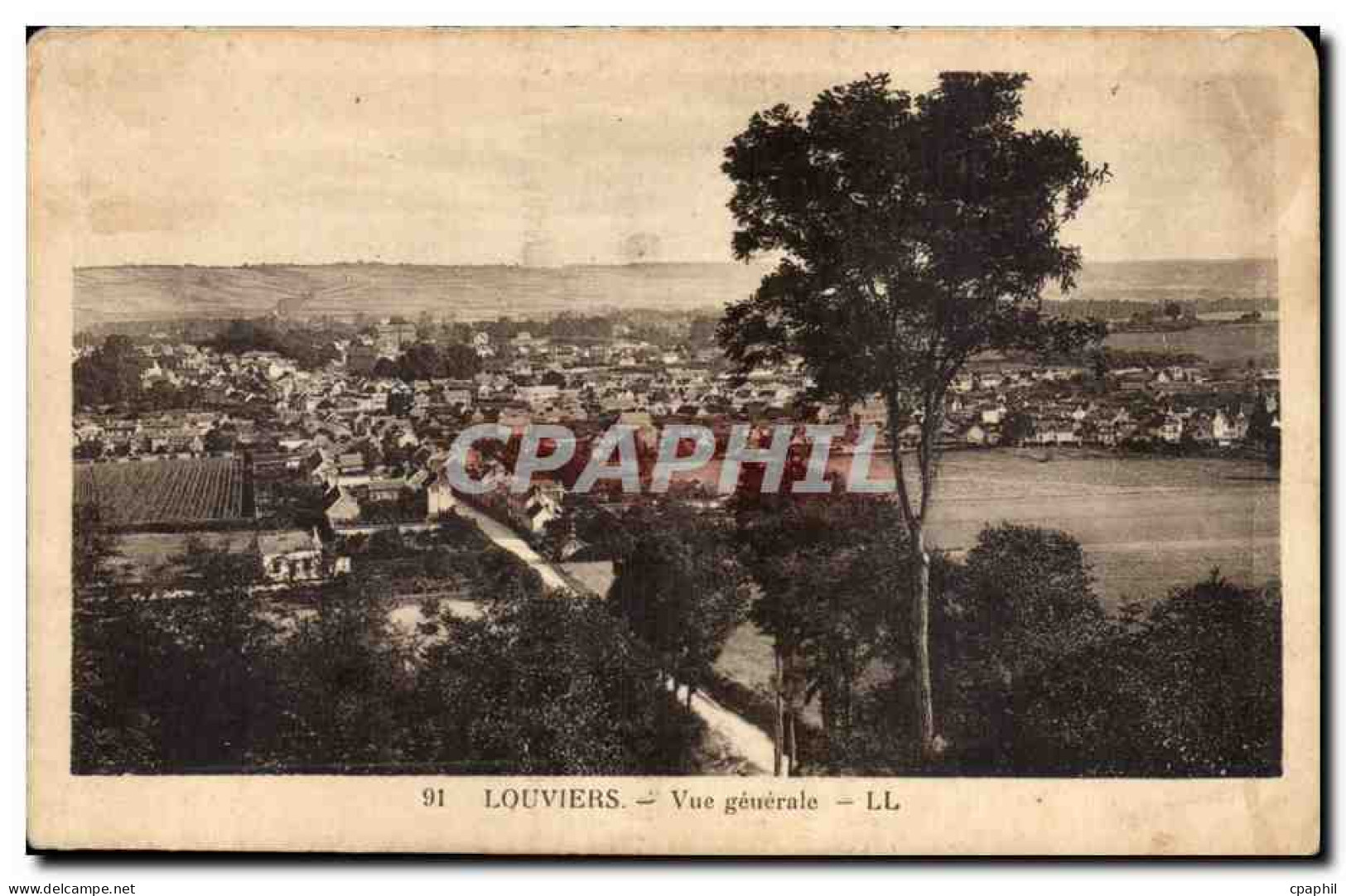 CPA Louviers Vue generale