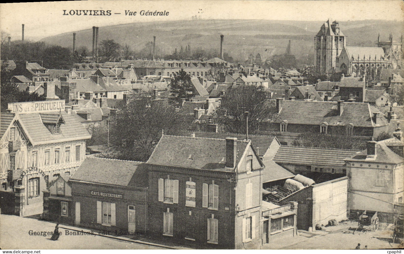 CPA Louviers Vue Generale